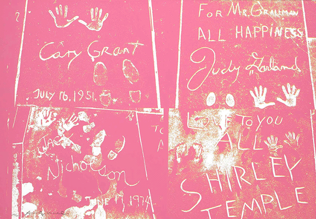 Andy Warhol, Sidewalk from Eight by Eight, 1983
