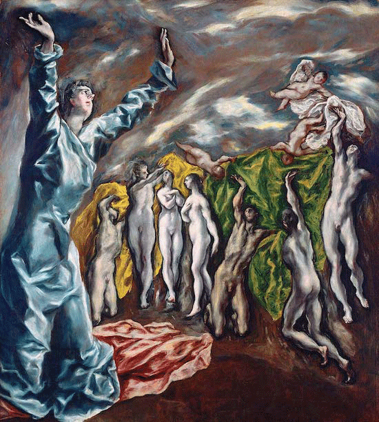 El Greco, The Vision of Saint John, circa 1608-1614. The Metropolitan Museum of Art, New York, mage copyright © The Metropolitan Museum of Art. Image source: Art Resource, NY