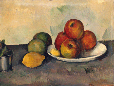 Paul Cézanne, Still life with Apples, ca. 1890, oil on canvas, State Hermitage Museum, St. Petersburg. Image: Bridgeman Images.