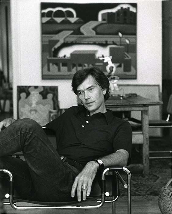 Portrait of Roger Brown. Courtesy Venus Over Manhattan, New York, Artwork © The Estate of Roger Brown
