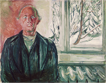 Edvard Munch Self-Portrait by the Window