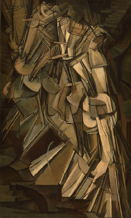 Marcel Duchamp, Nude Descending a Staircase (No.2), 1912, oil on canvas, Philadelphia Museum of Art, Pennsylvania. © Association Marcel Duchamp / ADAGP, Paris and DACS, London 2020. Image: The Louise and Walter Arensberg Collection, 1950 / Bridgeman Images.