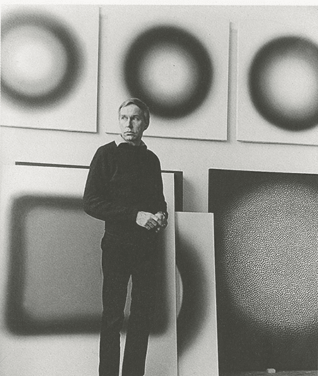 Wojcieh Fangor in Paris, 1964   Image: Courtesy of Magdalena Fangor and reproduced with the permission of The Fangor Estate.