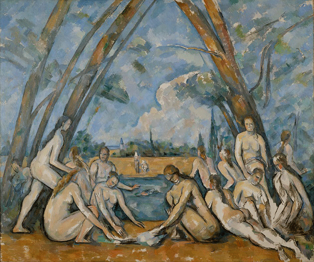 Paul Cézanne, The Bathers, 1898-1905. Philadelphia Museum of Art. 
