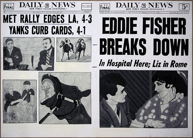 Andy Warhol, Daily News, 1962 © The Andy Warhol Foundation for the Visual Arts / Artists Rights Society (ARS), New York