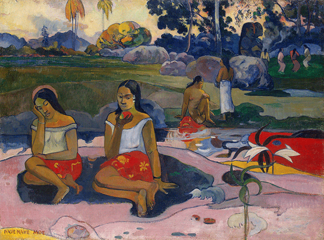 Paul Gauguin, Tropical Landscape, Martinique, 1887, oil on canvas, Staatsgalerie Moderner Kunst, Munich. Image: Bridegman Images.