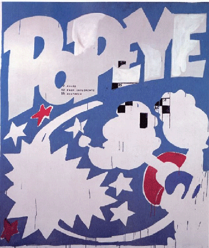 Andy Warhol, Popeye, 1961. Artwork © 2019 The Andy Warhol Foundation for the Visual Arts, Inc. / Licensed by Artists Rights Society (ARS), New York 
