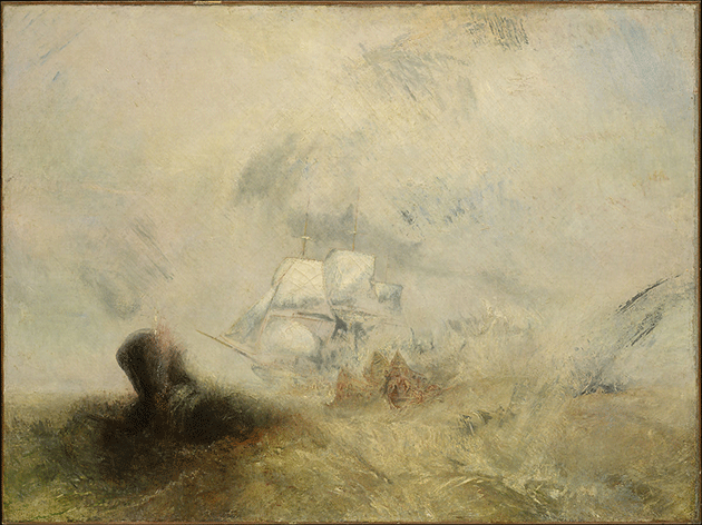 Joseph Mallord William Turner, Whalers, circa 1845. Collection of The Metropolitan Museum of Art, New York