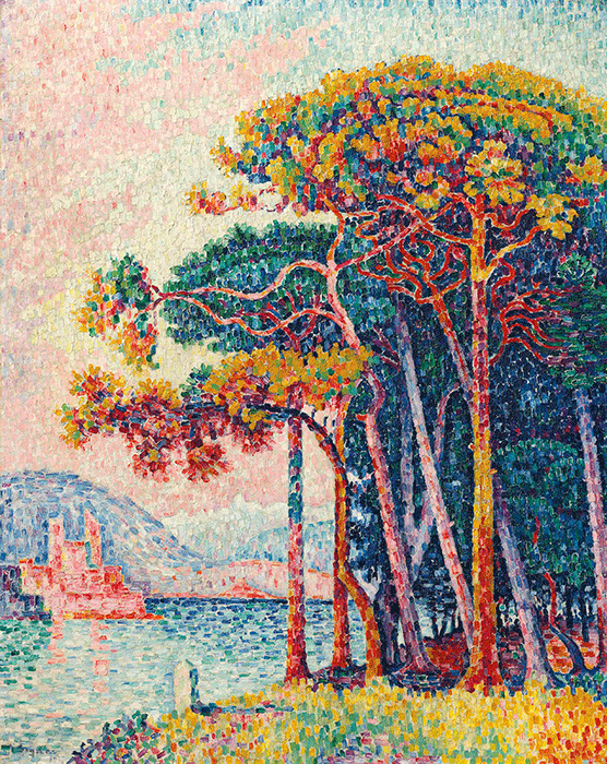 Paul Signac, Antibes (la pinède), 1917. Formerly in the Collection of Peggy and David Rockefeller, New York.