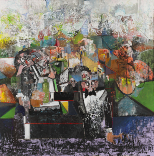 George Condo, The Fallen Butler, 2009. The Museum of Modern Art, New York, Artwork © 2020 George Condo / Artists Rights Society (ARS), New York