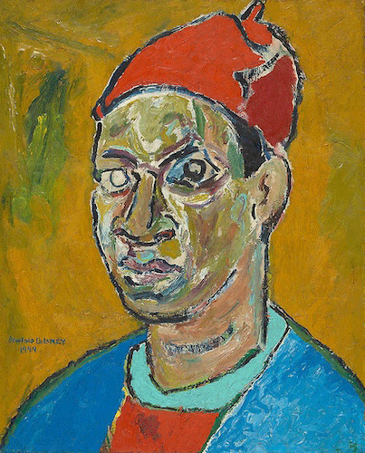 Beauford Delaney, Self-Portrait, 1944. The Art Institute of Chicago, Photo Credit The Art Institute of Chicago / Art Resource, NY