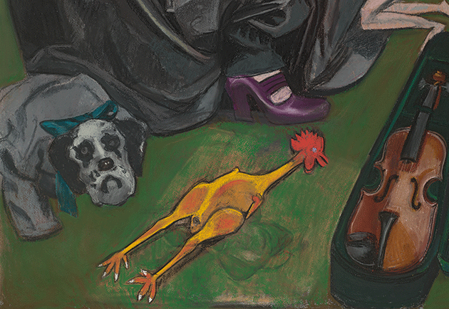 Detail of present work. 