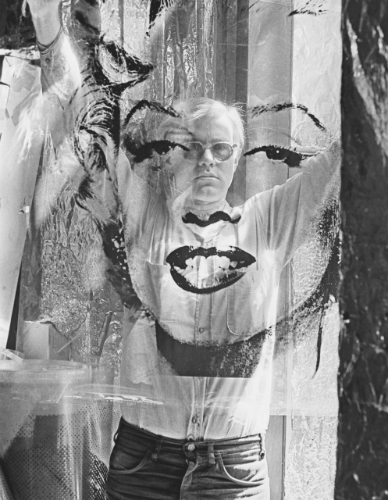 Preparing a transparent Marilyn for an exhibtion, 1967, New York. Photo:  William John Kennedy. Image: © 2021 The Andy Warhol Foundation for the Visual Arts, Inc. / Artist Rights Society (ARS), New York and DACS, London.