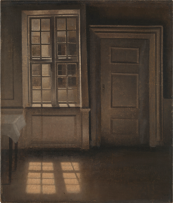 Vilhelm Hammershøi, Interior, Sunlight on the Floor, 1906, oil on canvas, Tate, London. Image:© Tate.