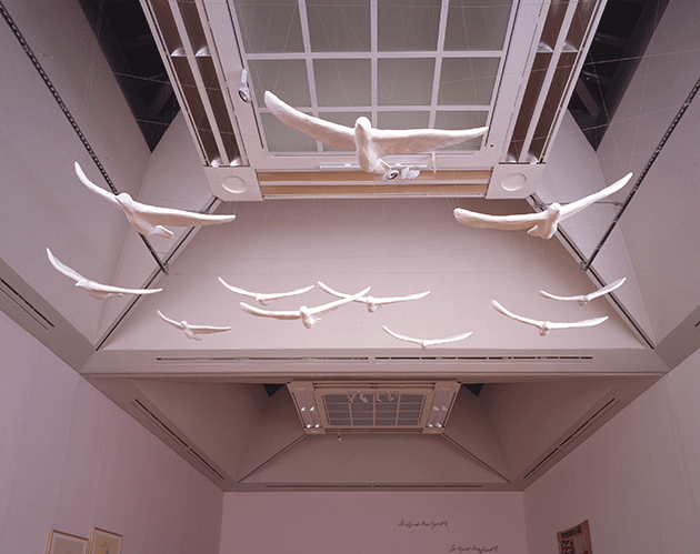 Tracy Emin, In my Family When Someone Dies they are Cremated and their Ashes are Thrown Across the Sea, 1997, plaster, Tate, London. Image: © Tate. © Tracey Emin. All rights reserved, DACS 2021.