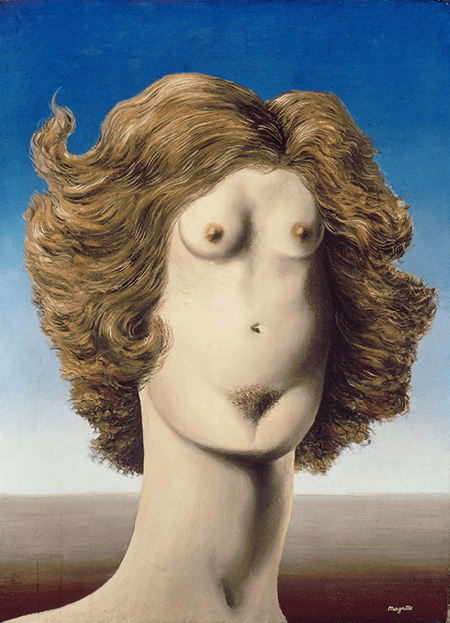 René Magritte, Rape, 1934. The Menil Collection, Houston, Image: Banque d'Images, ADAGP / Art Resource, NY, Artwork: © 2021 C. Herscovici, Brussels / Artists Rights Society (ARS), New York