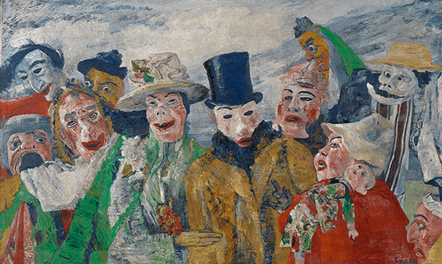 James Ensor, The Intrigue, 1890, oil on canvas, Koninklijk Museum voor Schone Kunsten, Antwerp, Belgium