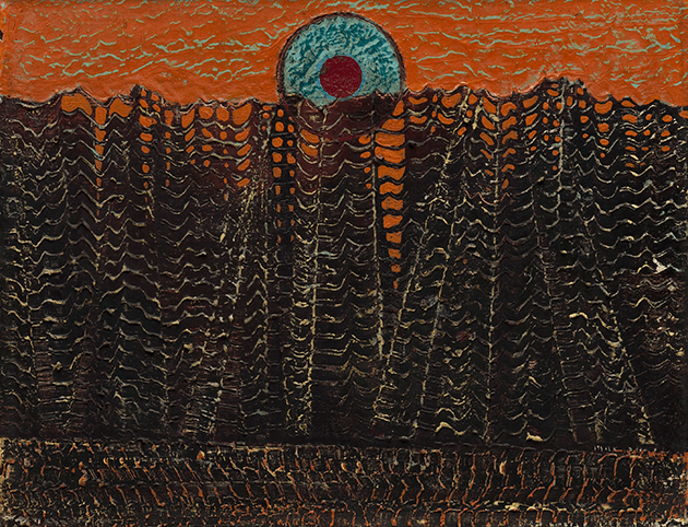 Max Ernst, le fôret (The Forest) 1927, Sprengel Museum, Hannover © 2021. Photo Scala, Florence/bpk, Bildagentur fuer Kunst, Kultur und Geschichte, Berlin © ADAGP, Paris and DACS, London 2021