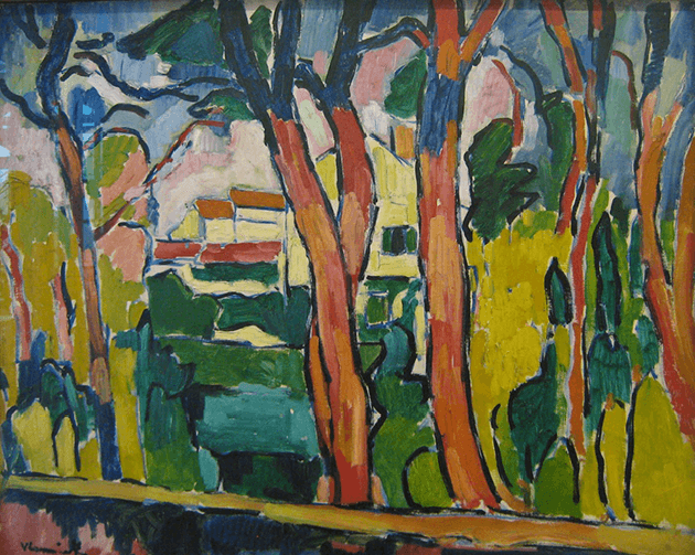 Maurice de Vlaminck, Les arbes rouges, 1906, Centre Pompidou, Paris