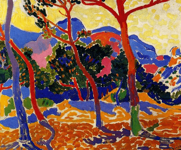 Andre Derain, The Trees, c. 1906, Albright-Knox Art Gallery, Buffalo, New York© ADAGP, Paris and DACS, London 2021