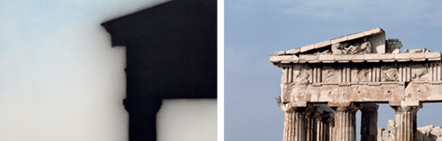 Detail of the present work  CAPTION: Detail of the Parthenon, Werner Forman Archive / Bridgeman Images