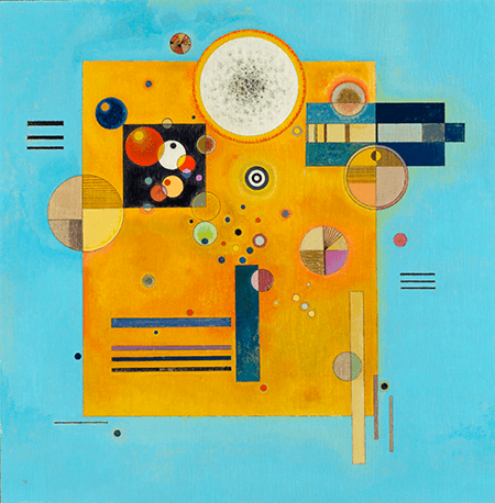 Wassily Kandinsky, Soft Pressure, 1931. Museum of Modern Art, New York, Image: © The Museum of Modern Art/Licensed by SCALA / Art Resource, NY, Artwork: © 2021 Artists Rights Society (ARS), New York / ADAGP, Paris
