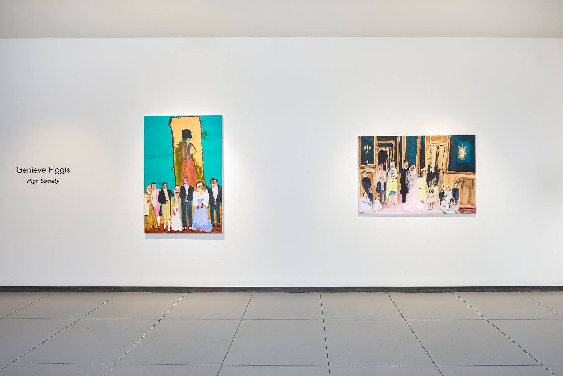 Installation view，High Society at Baldwin Gallery in 2019
