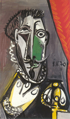 Pablo Picasso, Buste d’homme, 1970 https://www.pablo-ruiz-picasso.net/work-362.php